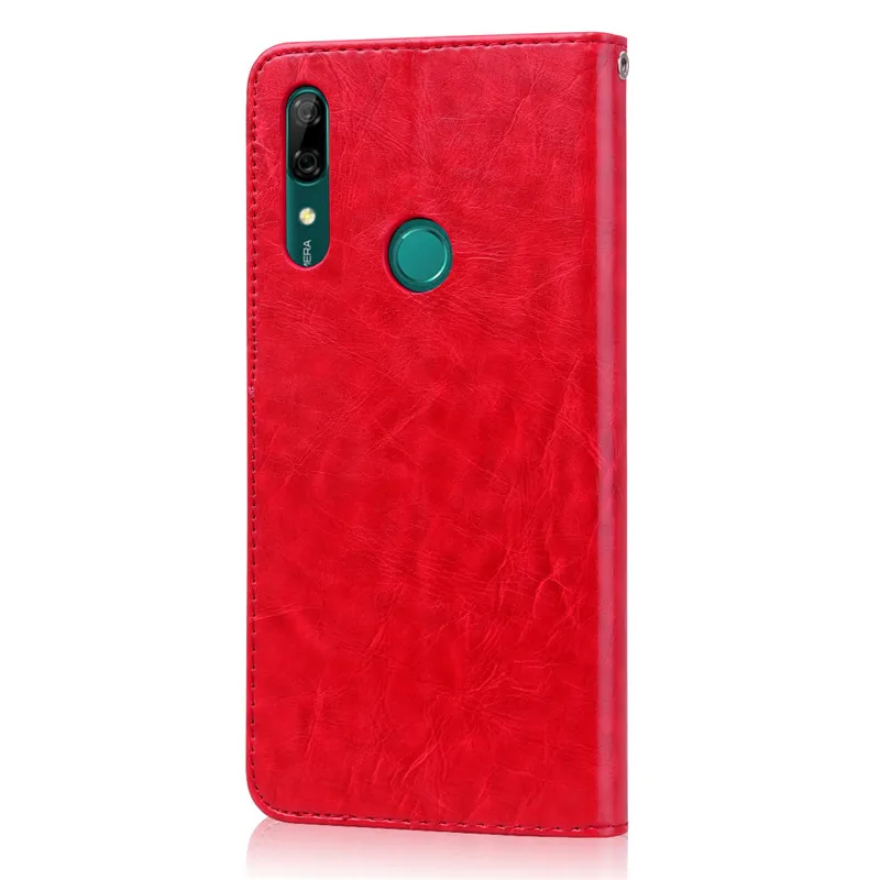 Чехол для Huawei P Smart Z роскошный кожаный чехол кошелек с откидной крышкой телефона