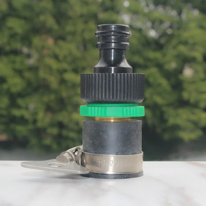 2pcs/pack Indoor Tap Connector for Unthreaded Tap Threadless Tap Adaptor Hose End Fittings
