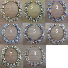 PPG и PGG Женщины Ювелирные Изделия Кристалл Шарм Choker Коренастый Себе Биб Воротник Ожерелье