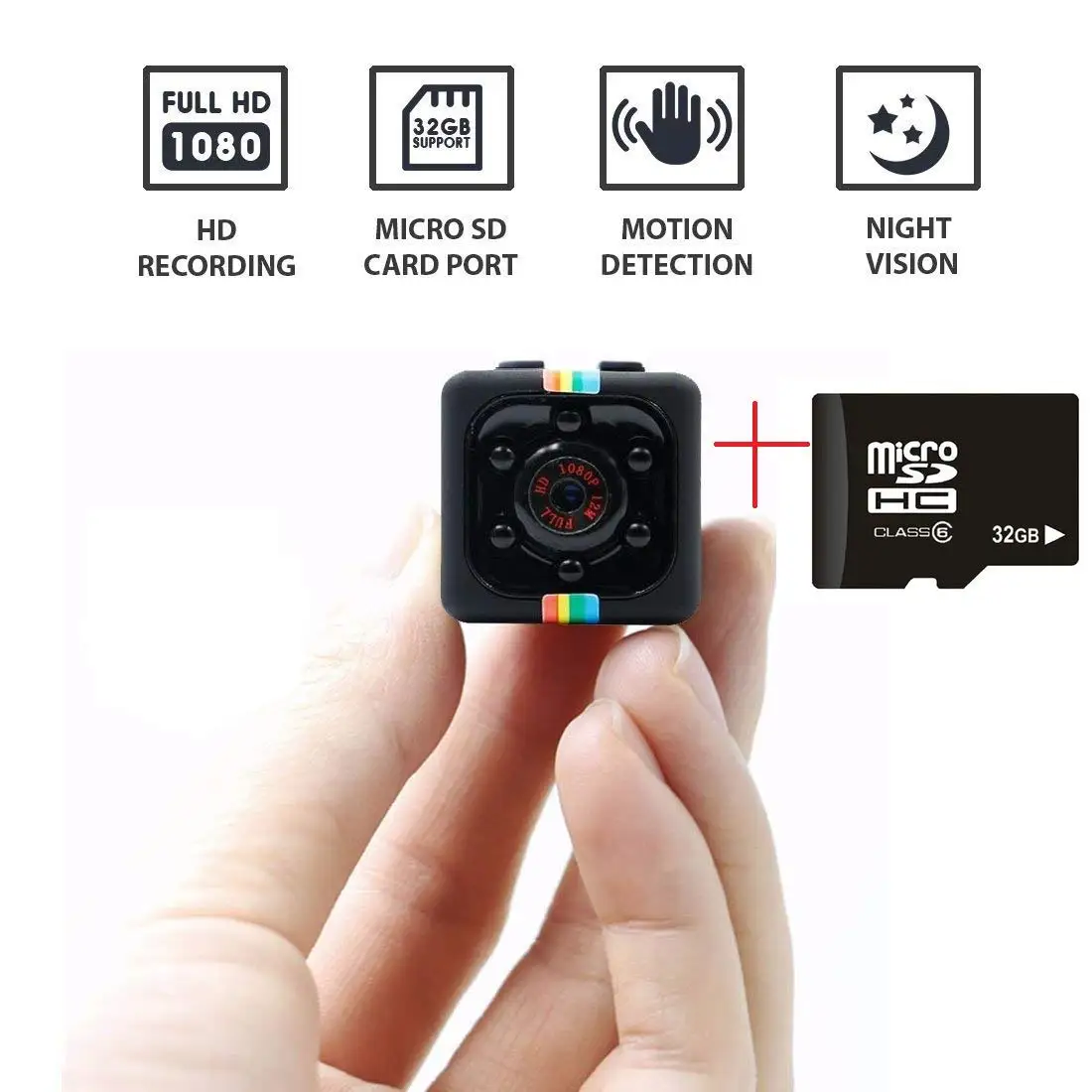 Мини-камера SQ11 1080P HD маленькая камера с датчиком ночного видения Видеокамера микро видео камера DVR DV регистратор движения видеокамера SQ 11