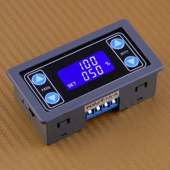 

LETAOSK Plastic LCD Display Signal Generator Board Module Adjustable PWM Pulse Frequency Function Duty Cycle Square Wave