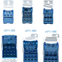 UKK80A 125A 160A 250A 400A 500A din-рейка IEC мощность распределительный клеммный блок винт Универсальный электрический разъем провода