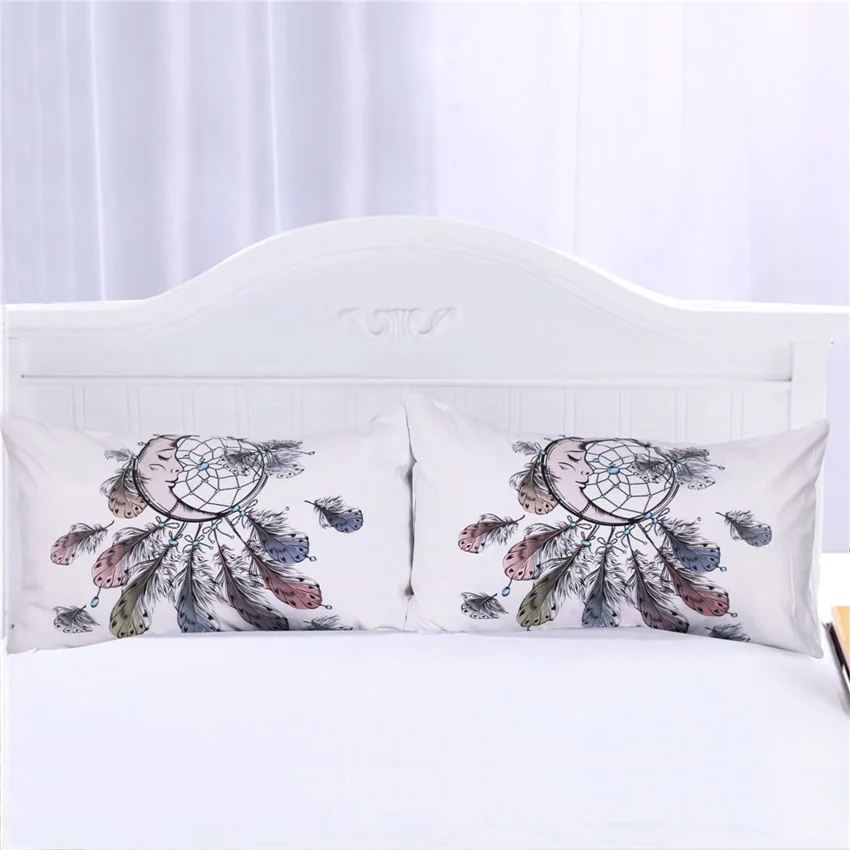 Комплект постельного белья King Queen Size с принтом Ловец снов богемное постельное