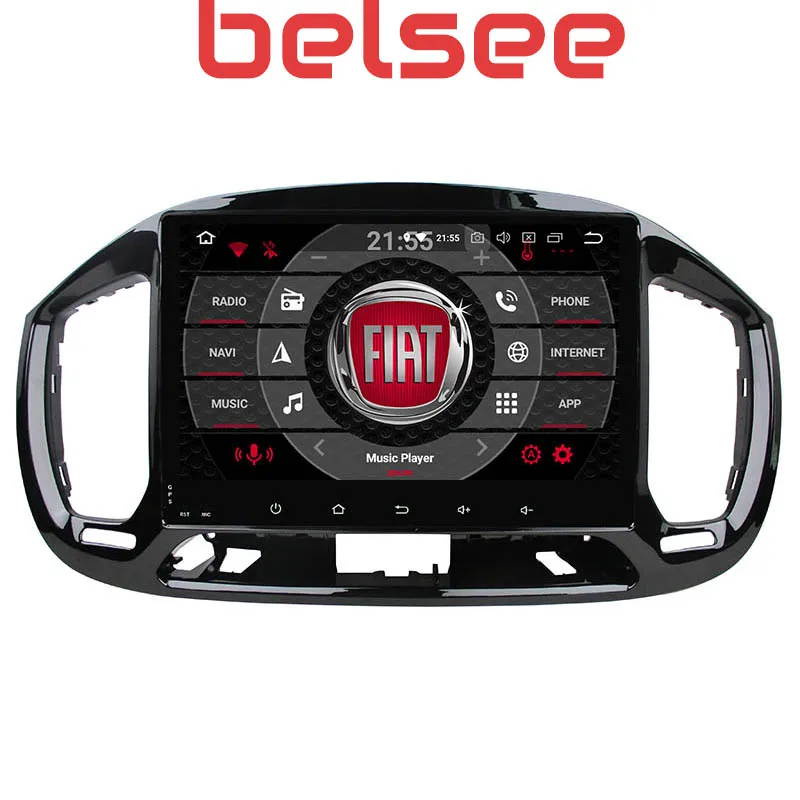 Belsee 10.1 Touch Screen Android 9.0 Autoradio Stereo Car Head Unit for Fiat Uno 2014 GPS Navigatio