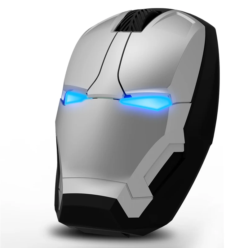 Iron Man Mouse Wireless Mouse Gaming Mouse gamer Mute Button Silent