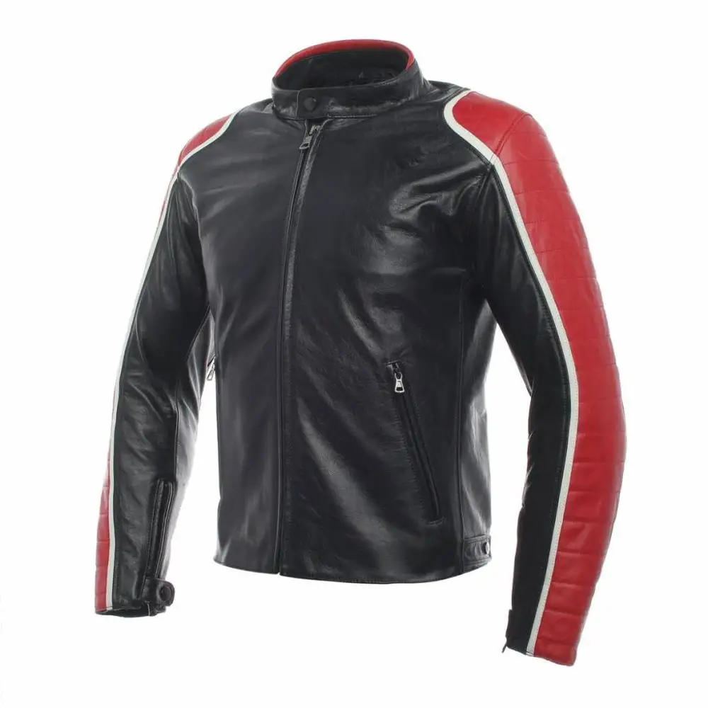 

Dain Genuine Leather Jacket Motorcycle Motocross Racing Motos Dirt Bike Jackets