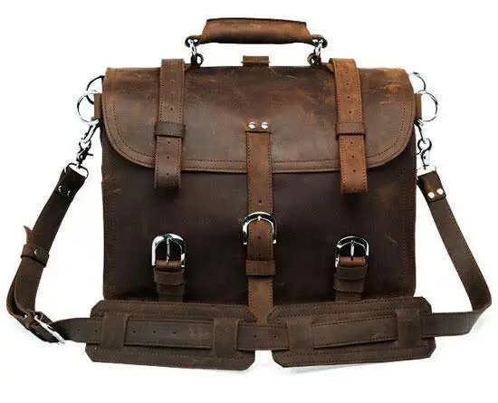 

Free Shipping Wholesale 5PCS/Lot Crazy Horse Leather Huge Size JMD Men Travel Bags Handbags Backpack Messenger Bag #7072R