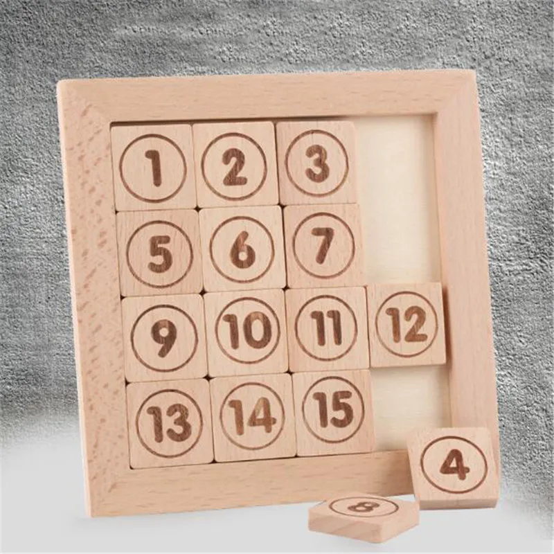 Educational Wooden Toys for Children Baby Toys Digital puzzle Table Math Arithmetic Education Toys For Children