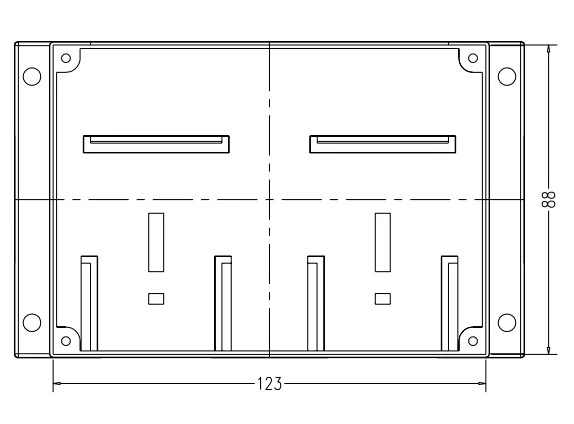 Szomk электронный проект коробка для Diy корпус(1 шт.) 145*90*40 мм распределительный корпус электронный блок-корпус на din-рейку