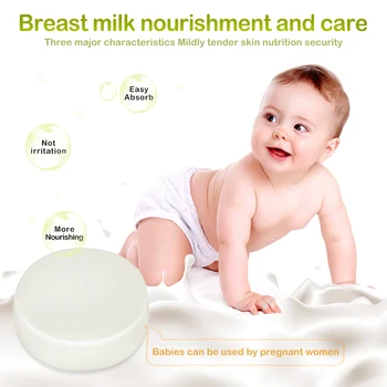 

Goat's Milk Handmade Soap Whitening Soap Smooth Skin Tightening Pores Deep Cleansing Allergy Repair Shrink Pores Anti Acne TSLM1