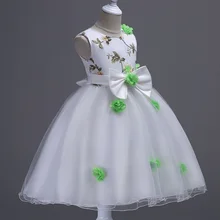 Sleeveless Flower Ball Dress
