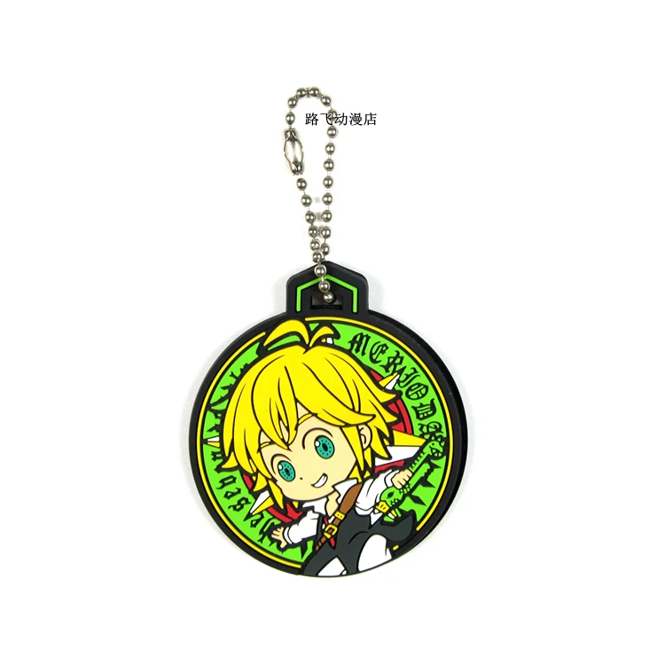 

Anime Model The Seven Deadly Sins Action Figure Meliodas Elizabeth Liones Diane Ban King Gowther Merlin Escanor Keychain Pendant