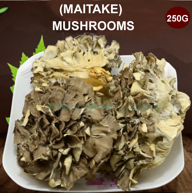 Setas de Maitake secas orgánicas, 250g, mejora la inmunidad, suplemento