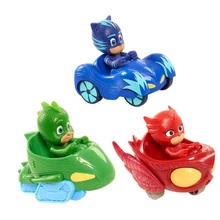 SHINEHENG New Arrival PJ Vehicle Characters Slide font b Cars b font Catboy Owlette Gekko Cloak