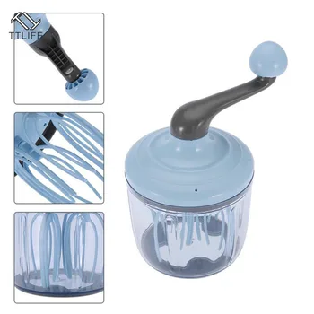 

TTLIFE Multifunctional Hand-type Egg Whisk Manual Egg Beater Hand Stirring Cream Butter Mixer Practical Kitchen Tools 1100 ML