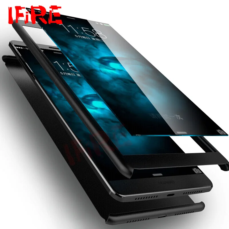 Защитный чехол на 360 градусов для Huawei P9 Lite 2017 Honor 8 чехлы телефонов P8 P10 стеклянная