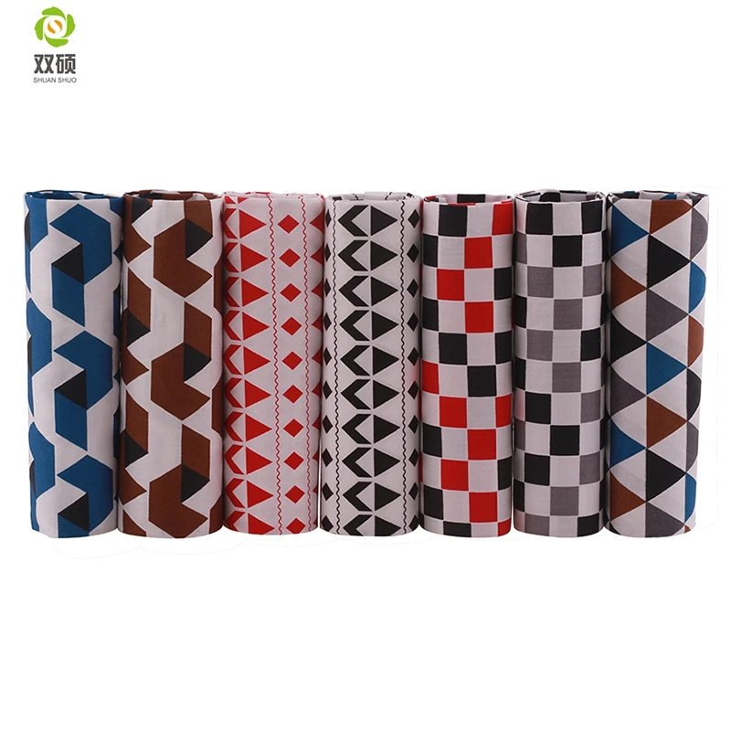 Нерегулярные Группы Хлопчатобумажная Ткань Telas Лоскутное Ткани Жира Квартале Пучки Ткани Для Швейных Куклы Ткани 40*50 см 7 шт./лот