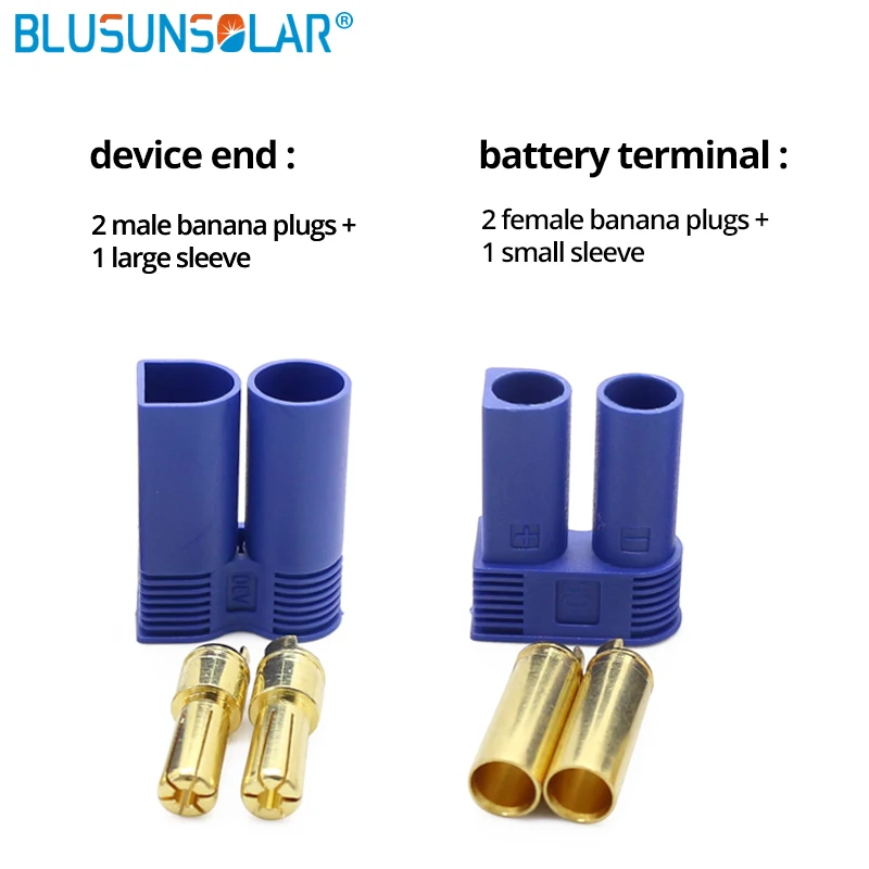 

10 pairs EC5 RC Connector Female Male Bullet Gold Connector plug For RC Lipo Battery