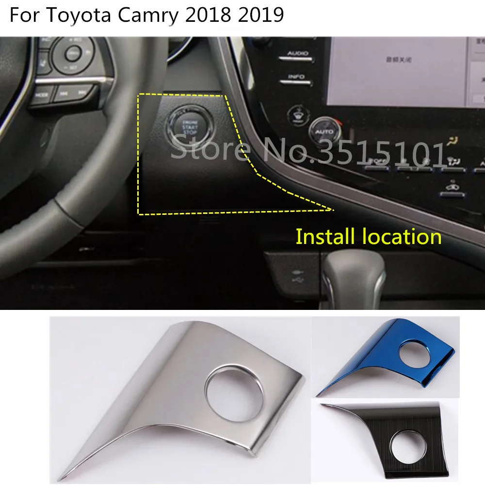 Car Stainless steel lamp key keys start engine Start Stop Ignition