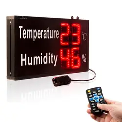 Дисплей температуры и влажности инструмент Температура и влажности метр промышленные температуры и влажности инструмент большой