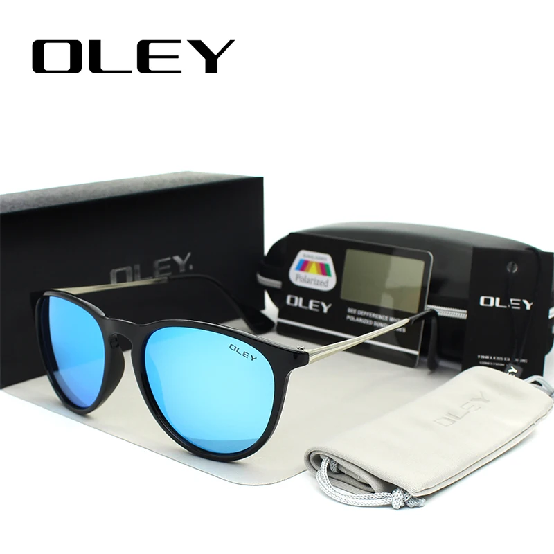 Женские солнцезащитные очки с поляризацией в металлической оправе|polarized sunglasses