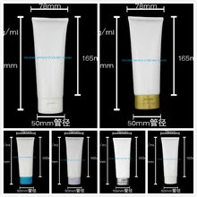 200ml white soft tube for mildy wash butter handcream night cream mask cream body cream shampoo
