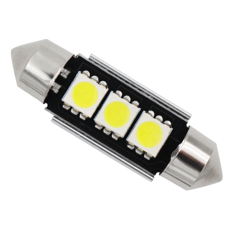 5x31 36 39 41 мм C10W C5W 3SMD 5050 светодиодсветодиодный лампа CANBUS Festoon автомобильный