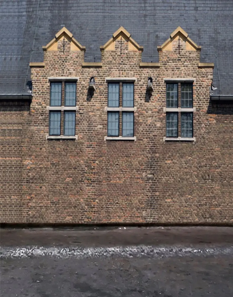 

5x7ft Brick Building Photography Backdrops Photo Props Studio Background