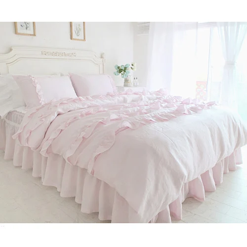 Special Price Textile beautiful pink lace ruffled comforter sets,duvet cover twin queen king size duvets,bed in bag,bed set, cute bedding sets Special Price Textile beautiful pink lace ruffled comforter sets,duvet cover twin queen king size duvets,bed in bag,bed set, cute bedding sets