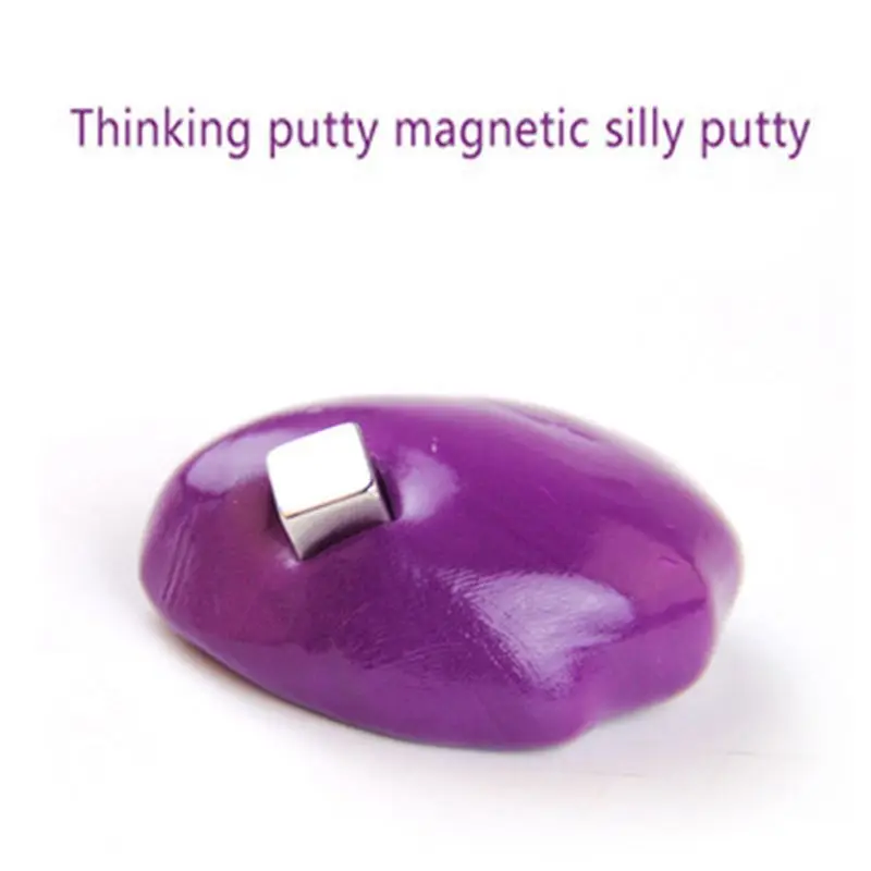 DIY Magnetic Slime Polymer Clay Intelligent Strong Magnet Plasticine Mud Magic Hand Putty Bounce Toys For Children Silly Putty