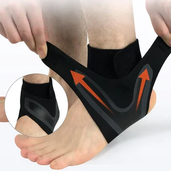 1 Pc Compressie Enkel Protectors Anti Verstuiking Outdoor Basketbal Voetbal Enkel Brace Ondersteunt Bandjes Bandage Wrap Voet Veiligheid