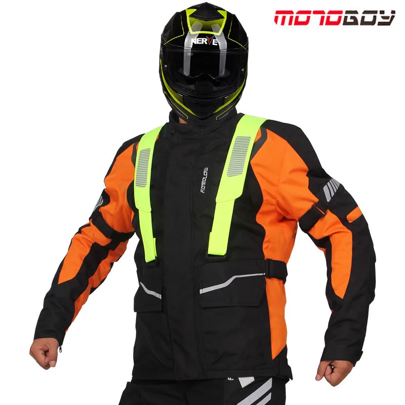 

Green Waterproof Durable Summer Winter Polyester PU Leather Motorcross Jacket Protector Motorcycle Atv ktm Jacket