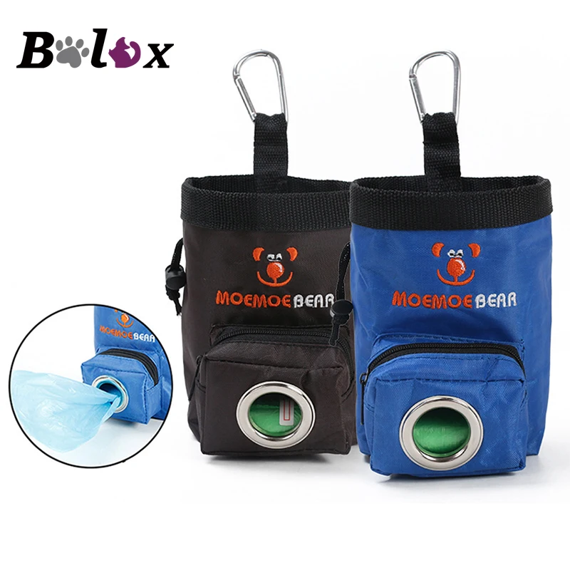 Dog Backpack For Medium Dogs Resistant to Dirt Pet Bag Oxfords Outdoor Training Backpack Protable Dog Sack With Poop Garbage Bag