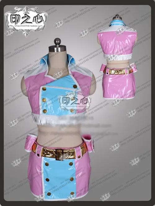 

THE IDOL MASTER kisaragi chihaya Cosplay Costume Halloween Uniform S-XL Custom Free Shipping