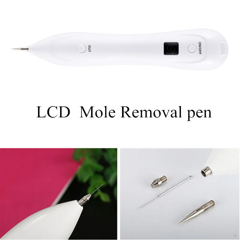 

3 Modes Freckle Moles Removal Laser Pen LCD Display Sweep Mole Dark Spot Remover Machine USB Charged Dot Mole Pen
