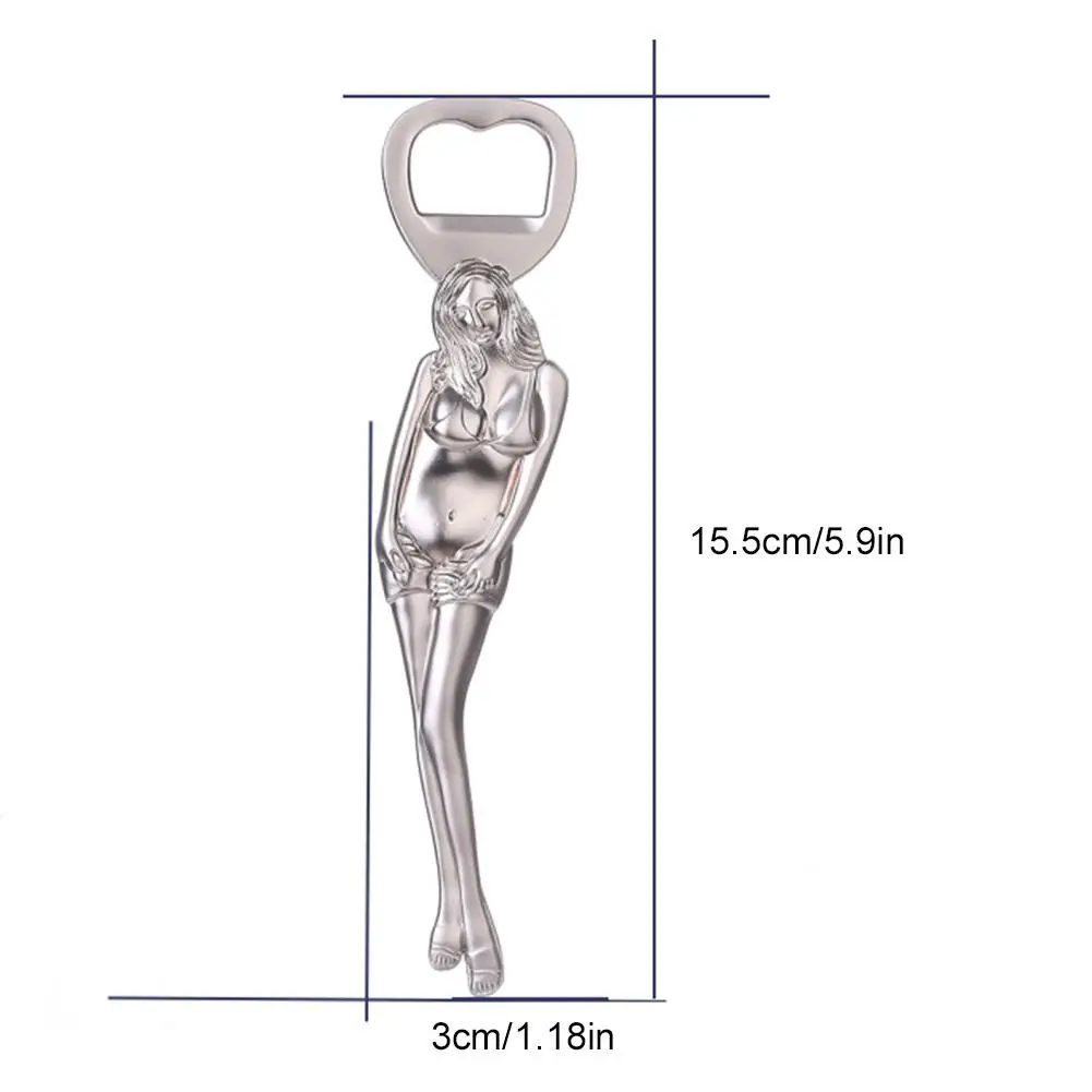 Ретро стиль красивая танцующая девушка рельефная открывалка для бутылок прочный цинковый сплав открывалка для пива Прямая поставка