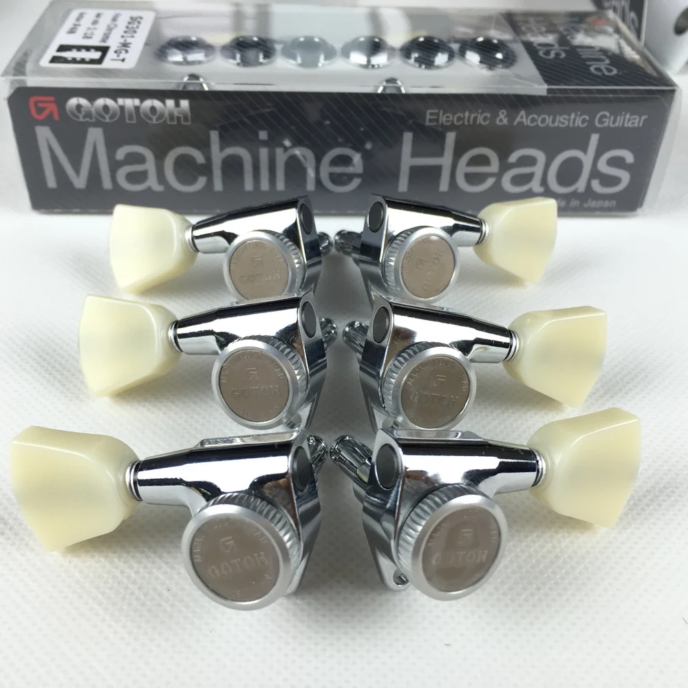 Оригинальный GOTOH SG301 MG T электрогитара блокировка машины головки тюнеры (хром