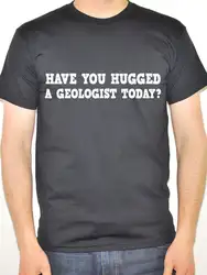 Грязный футболки мужские короткие Новый стиль экипажа Средства ухода за кожей Шеи геолог у вас обнял ученый работы Футболка