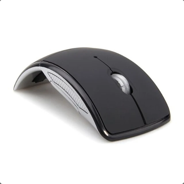 Cheap For PC Laptop Notebook Computer Peripherals USB 2.4GHz 1200DPI Wireless Foldable Arc Optical Office Mouse Mice Receiver hot sale