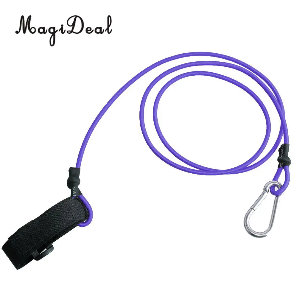 Elastic Kayak Canoe Safety Leash Fishing Rod Lanyard Paddle Leash for Kayaking Canoeing Rafting Inflatable Boat Accessories