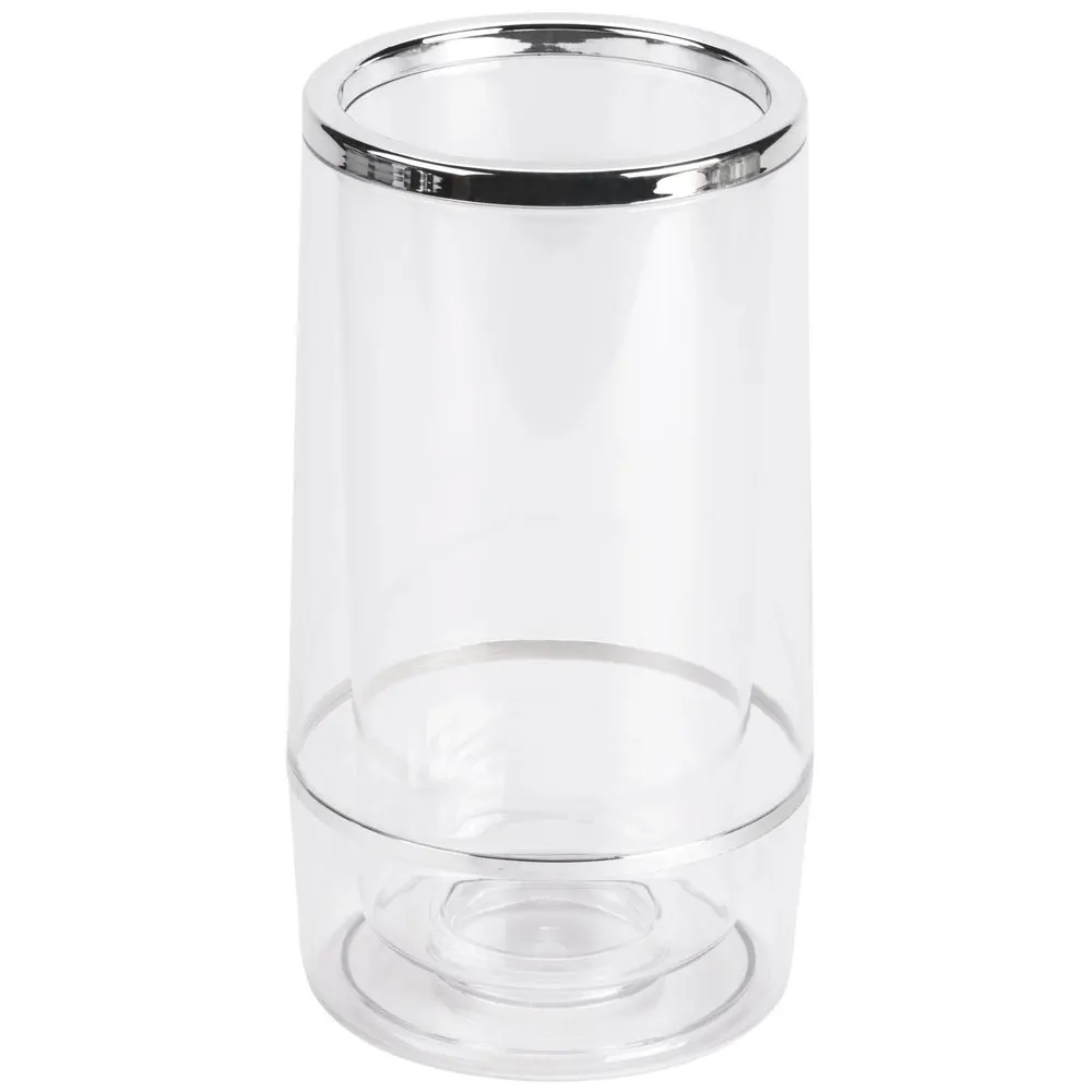 Clear Plaid Cooler Drinking Glass, 13 oz.