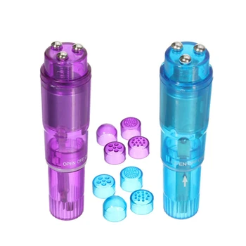 HoozGee Mini Secret Vibrator 4 Replaceable Tips Clitoris Stimulator G-spot Massage Erotic Sex Toys for Women Adult Sex Products 4