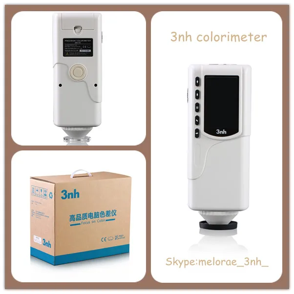 

3nh nr110 rice color sorter test machine colorimeter for color check with powder test box