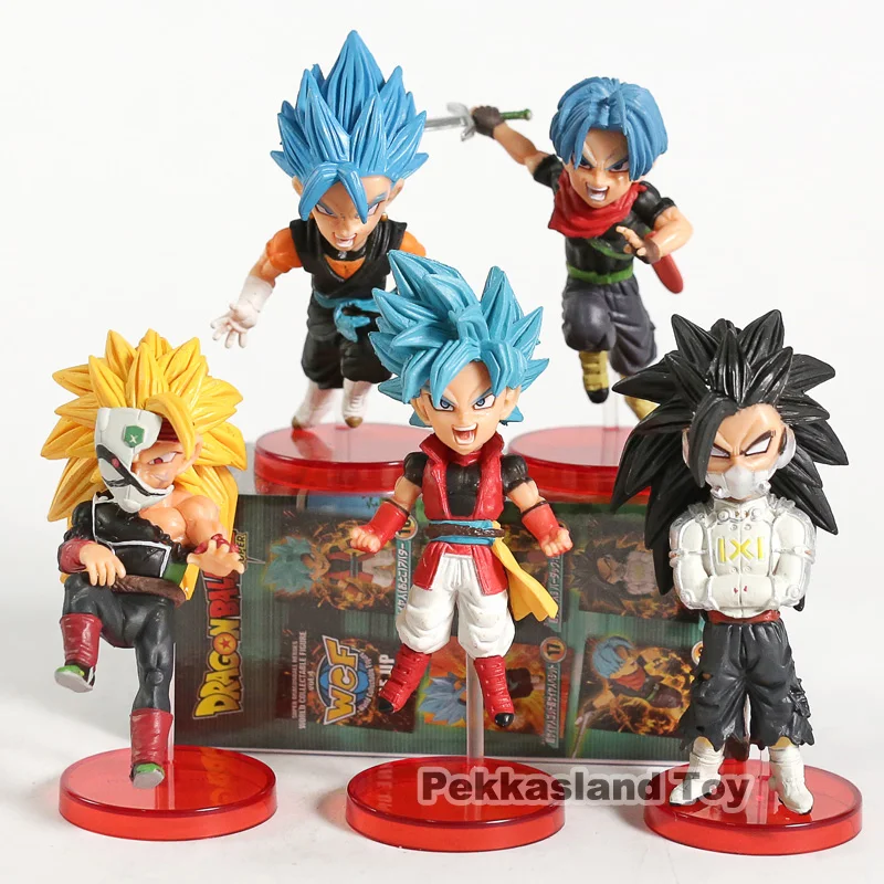 

Original Banpresto Dragon ball super Heroes world collectable figure Vol.4 WCF figures 5pcs/set