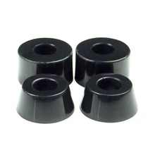 4pcs Skateboard Bushings Props feed tube 90A, Black