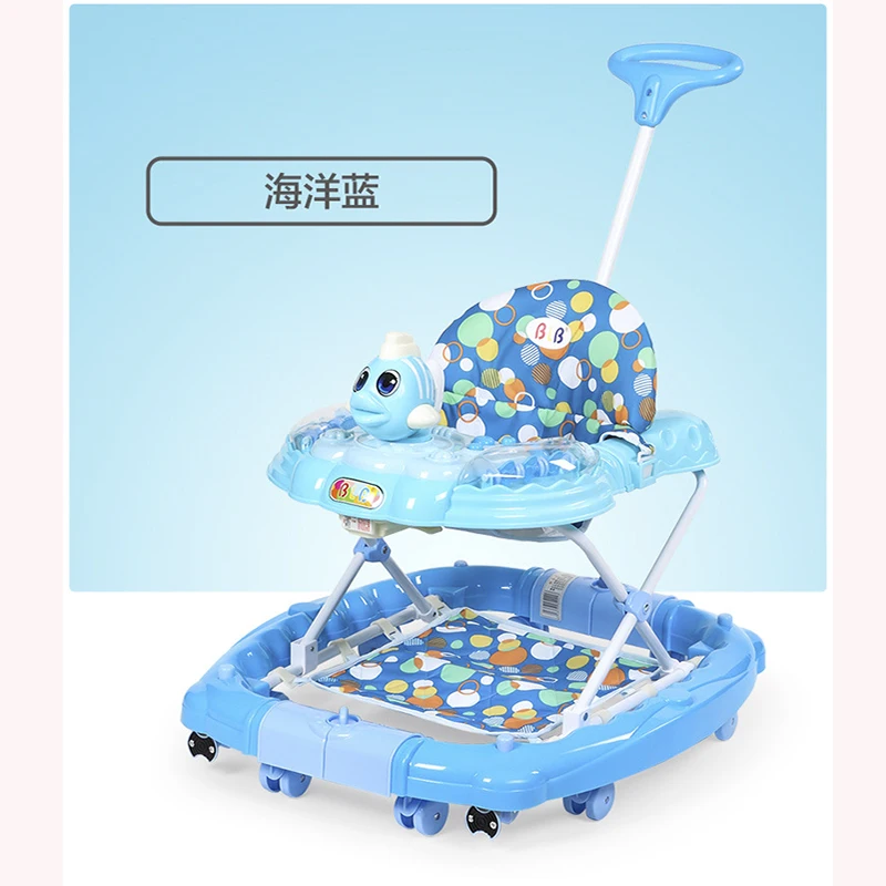 

Male and female baby universal walker comes with music multi-function children baby car folding rocking chair baby game car