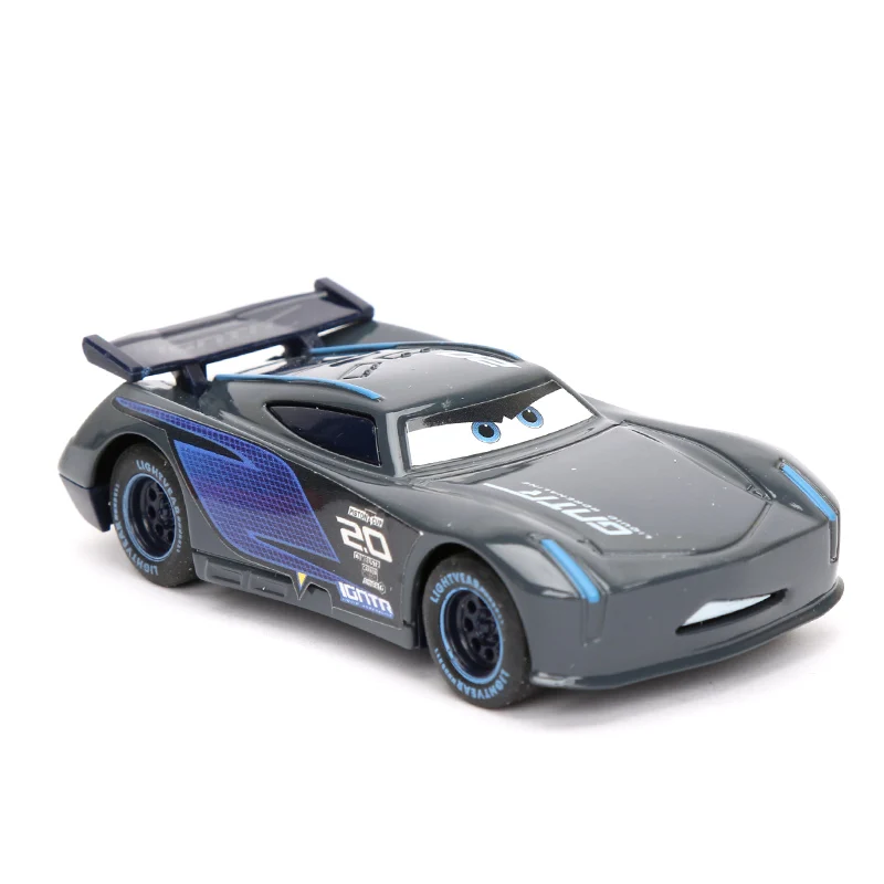 4 шт. 9 см оттяните автомобиль disney Pixar тачки 3 Lightning McQueen Mater Black Storm Ramirez 1:55 литая металлическая игрушка модель подарки для мальчиков