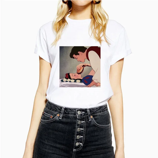

WVIOCE Hot Sales Fashion T Shirt Women Kawaii Print Short Sleeved O-neck T-shirt Vintage Female Tshirt Harajuku Tops Tees