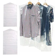 10 шт Пластиковый Пыльник Пылезащитная крышка одежда вакуумные пакеты для одежды сумка для хранения пальто платье сухая чистка одежды Пылезащитный чехол XNC