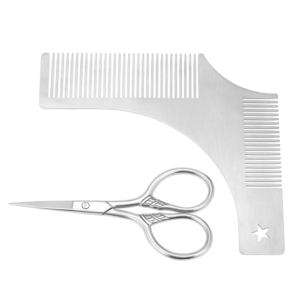 Buy Stainless Steel Hair Comb Scissor Kit Double sided
